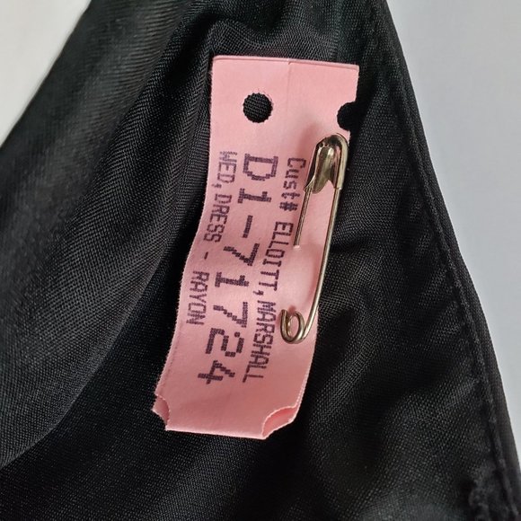 Black Shoulder-less Corsetted Dress size 8 (approx) - Picture 8 of 8